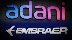 The Adani Group and Embraer are eyeing India's regional transportation market, which typically involves shorter routes connecting smaller cities and towns to big hubs such as metro cities. (Nikkei montage/Source photos by Reuters)