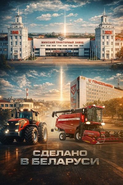 С наступающим 80-летним юбилеем легендарного бренда "БЕЛАРУС" (BELARUS Tractors): от Бобруйска до Бишкека, от Белостока до Владивостока!  