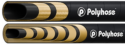 Абразивостойкие мультиспиральные гидравлические рукава POLYHOSE PH426-R13 DN10-51 (MSHA)  